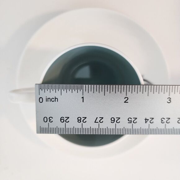 Wedgwood Susie Cooper Black Fruit Demitasse Coffee Cup & Saucer Pear Bone China - Picture 8 of 9